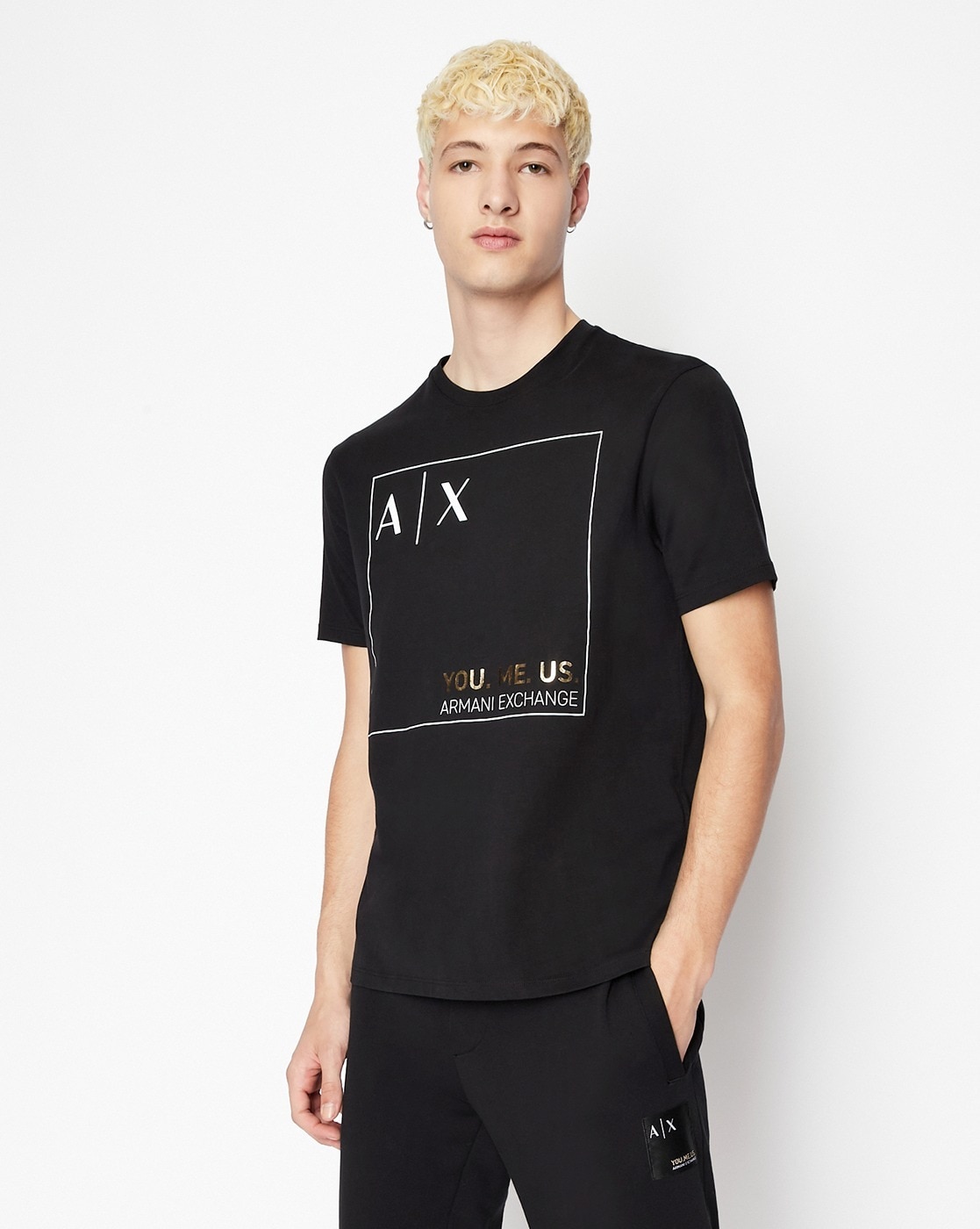 Buy Black Tshirts for Men by ARMANI EXCHANGE Online Ajio