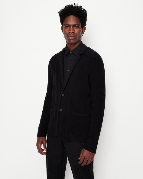 Armani black shop blazer