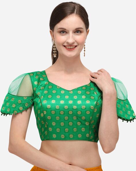 H and outlet m green blouse