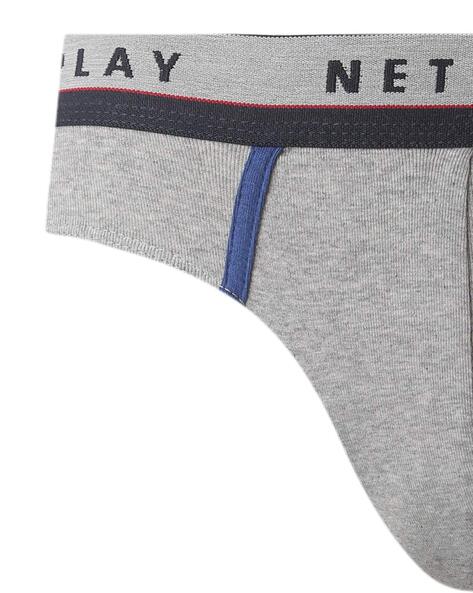 Buy Grey Briefs for Men by NETPLAY Online