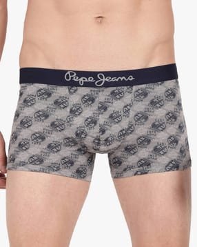pepe jeans Brand Print Trunks with Elasticated Waist-picture-27