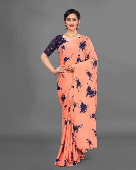 Party Wear Printed Exclusive Designer Chiffon Saree at Rs 300 in Surat