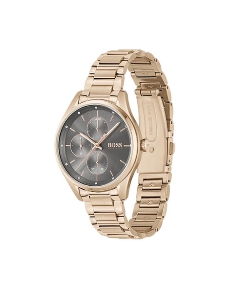 Hugo boss grand cheap prix watch rose gold