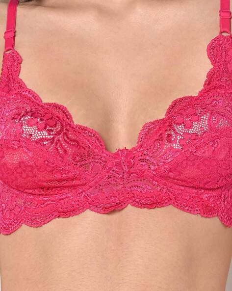 Buy Magenta Bras for Women by Floret Online