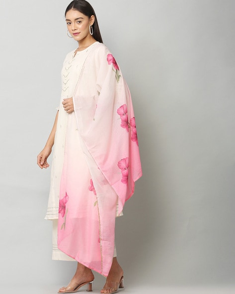 Floral Print Dupatta Price in India