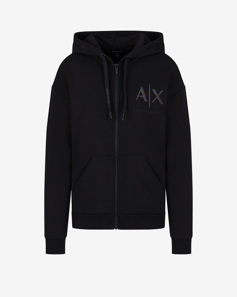 Buy Black Sweatshirt Hoodies for Women by ARMANI EXCHANGE Online