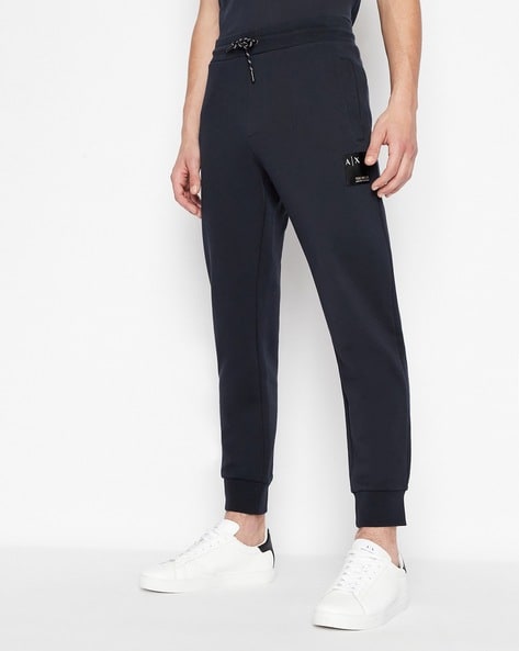 Regular-fit, five-pocket trousers in stretch cotton | GIORGIO ARMANI Man