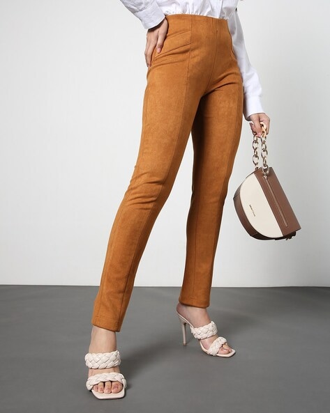 Buy Ink Blue Trousers & Pants for Women by Therebelinme Online | Ajio.com