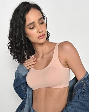 Non-Padded Sports Bra-image-7