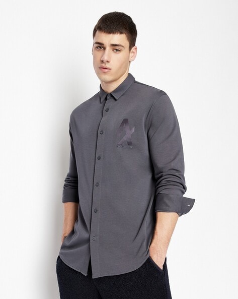 Armani grey shop shirt