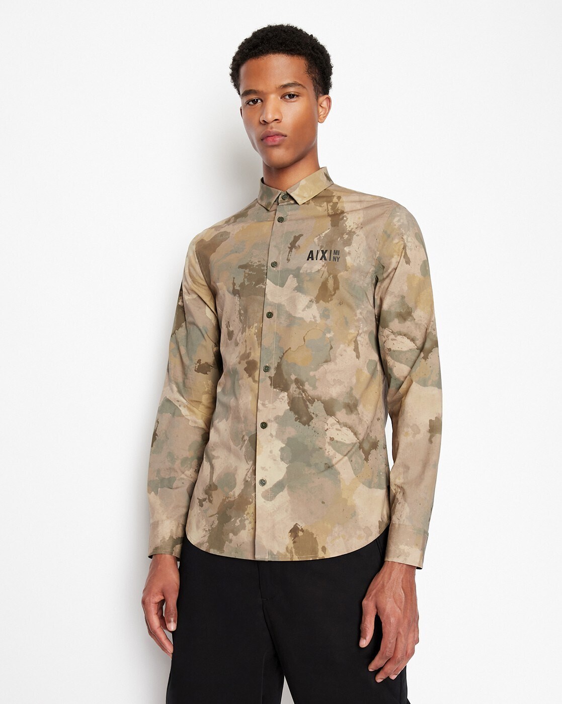 Buy Khaki Shirts for Men by ARMANI EXCHANGE Online 