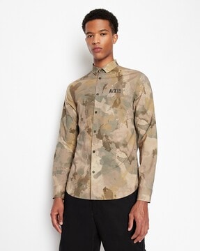 Buy Khaki Shirts for Men by ARMANI EXCHANGE Online Ajio