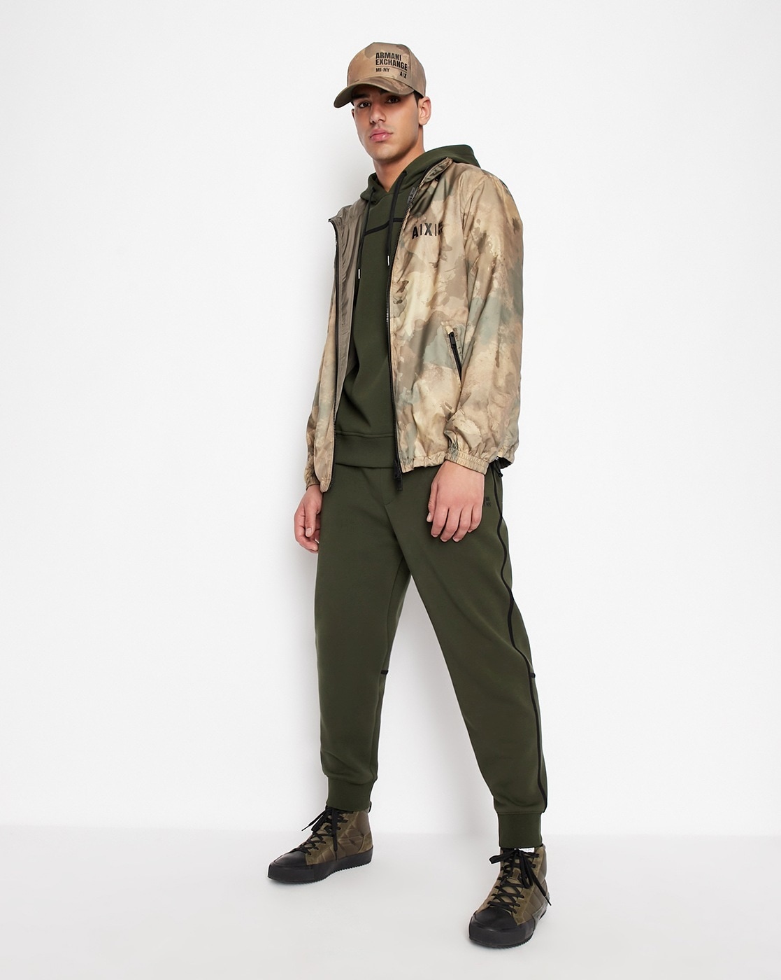 Armani on sale camo tracksuit