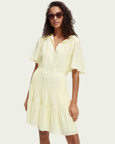 Scotch and soda outlet yellow dress