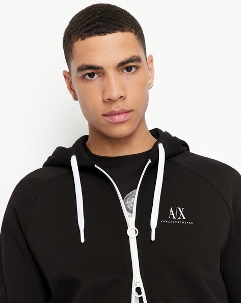 Buy Black Sweatshirt Hoodies for Men by ARMANI EXCHANGE Online