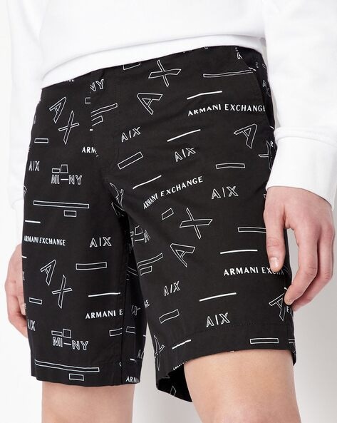 Armani all over print on sale shorts