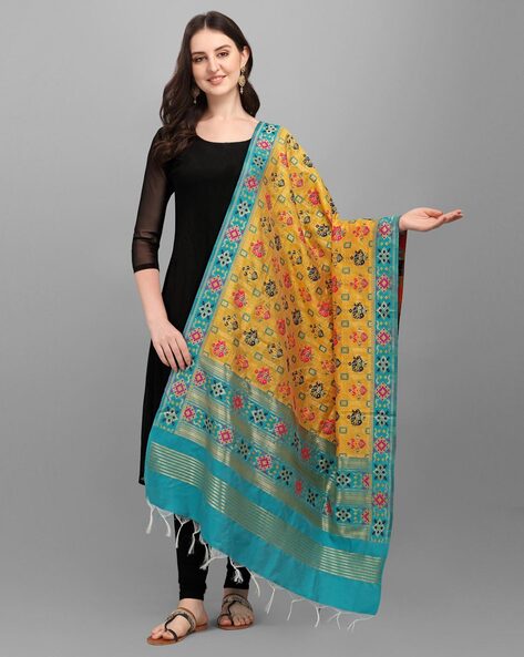 Printed Dupatta with Tassels Price in India