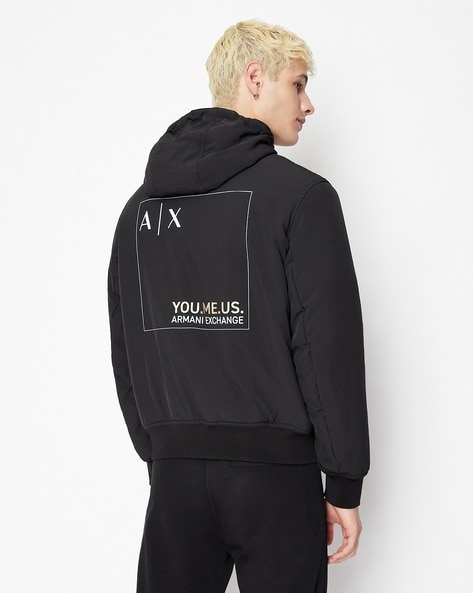 Armani exchange reflective jacket sale