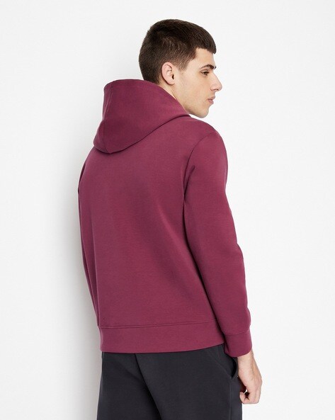 burgundy nike hoodie men