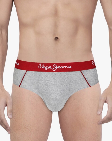 Buy Grey Briefs for Men by Pepe Jeans Online