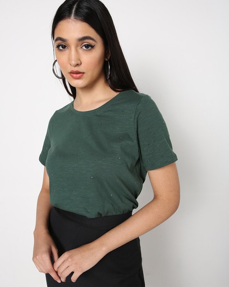 Buy Green Tshirts for Women by Fig Online