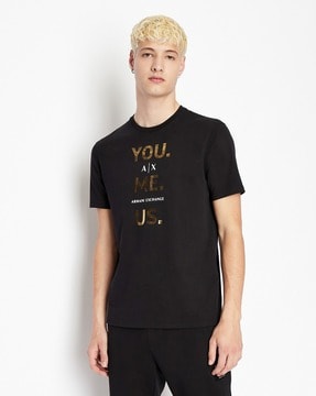 Buy Black Tshirts for Men by ARMANI EXCHANGE Online 