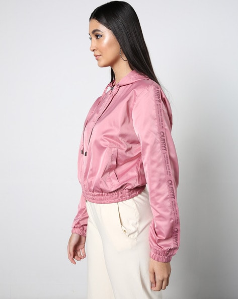 Rose gold cropped on sale jacket