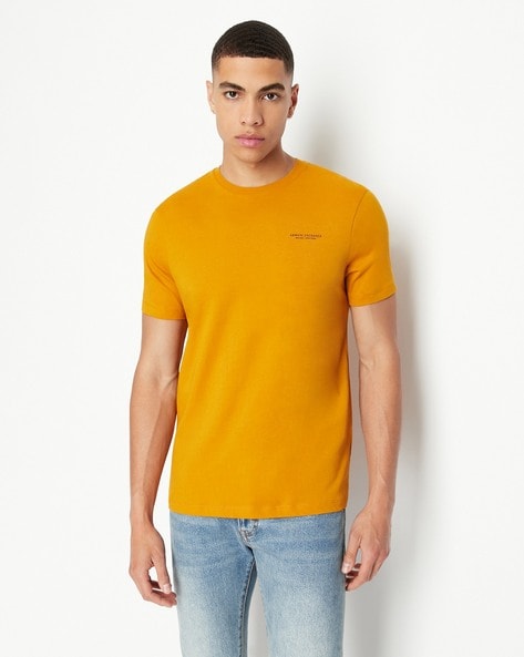 Buy Mustard Yellow Tshirts for Men by ARMANI EXCHANGE Online 