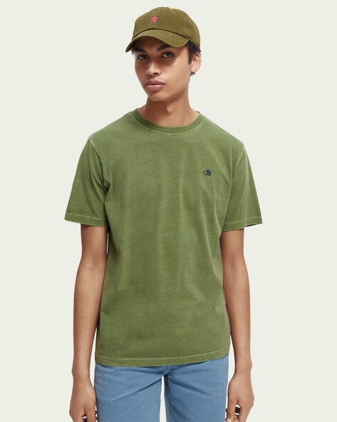 Email Soak Foran dig Buy Green Tshirts for Men by SCOTCH & SODA Online | Ajio.com