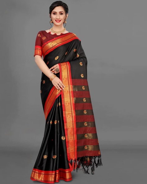 Green Woven Traditional Paithani Silk Saree – zarikaariindia.com