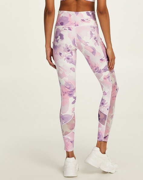 High-Rise Printed Elevate Compression Leggings for Women