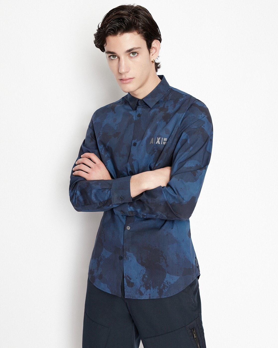 Buy Blue Shirts for Men by ARMANI EXCHANGE Online 