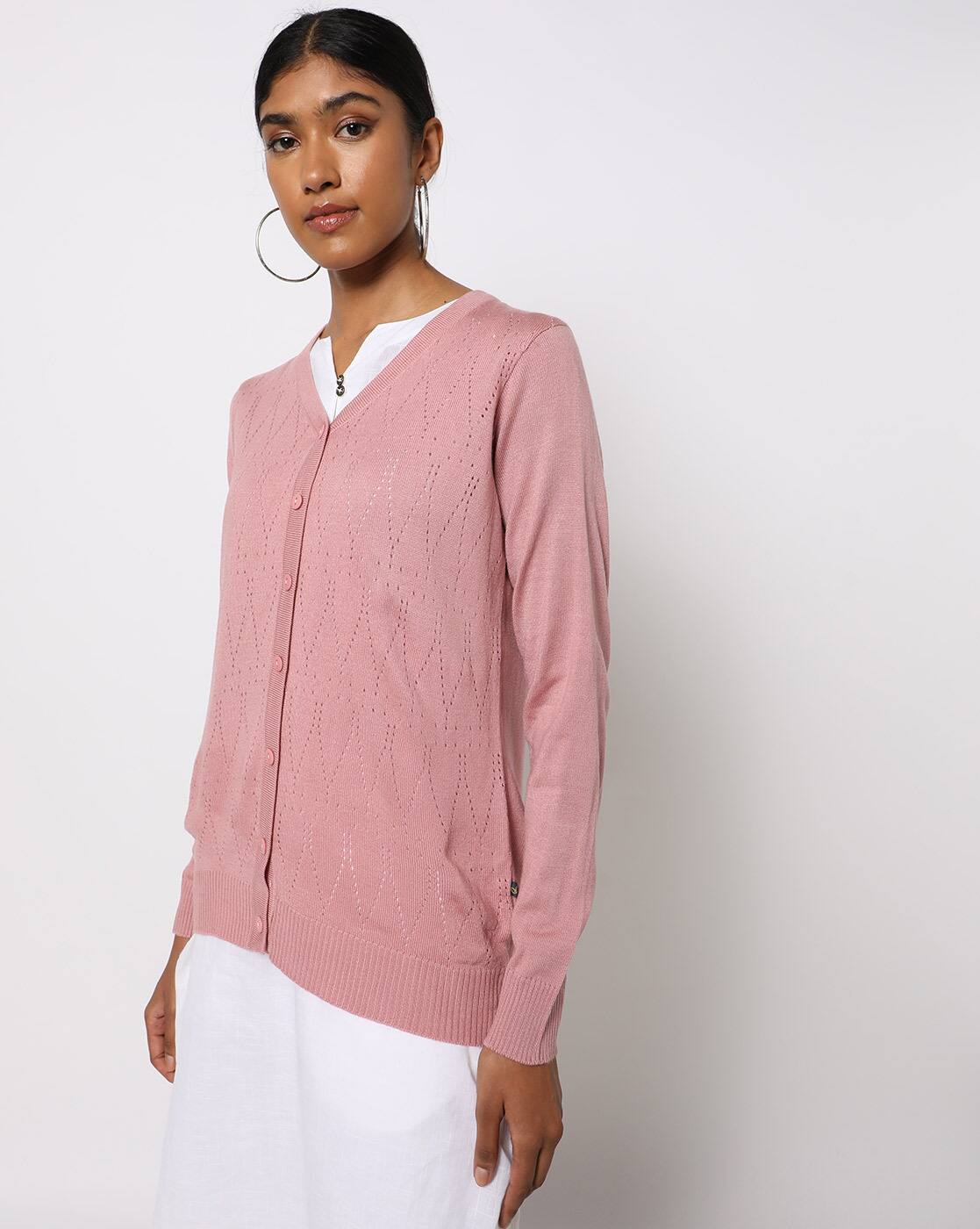 Buy Pink Jackets u0026 Shrugs for Women by AVAASA MIX N' MATCH Online | Ajio.com
