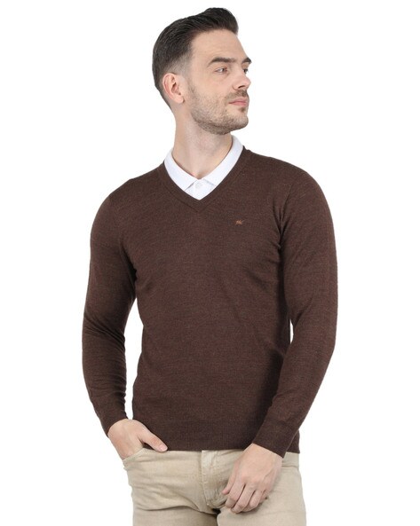 Buy Brown Sweaters & Cardigans for Men by MONTE CARLO Online 