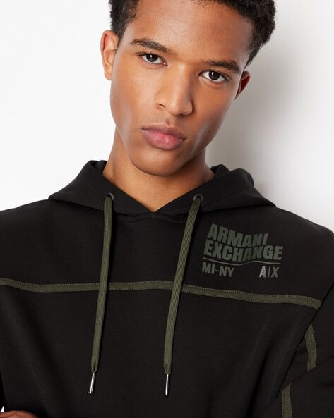 Armani hotsell hooded sweatshirt