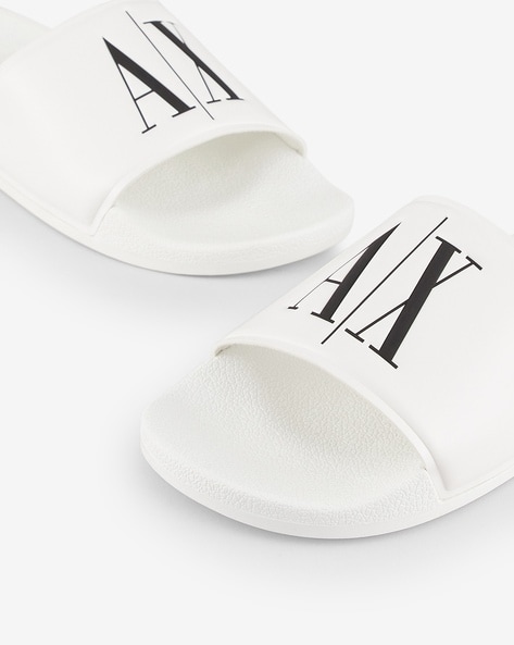 Buy White Flip Flop & Slippers for Women by ARMANI EXCHANGE Online |  