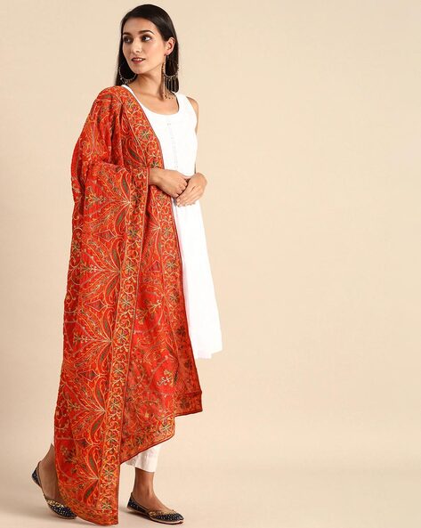 Embroidered Dupatta Price in India