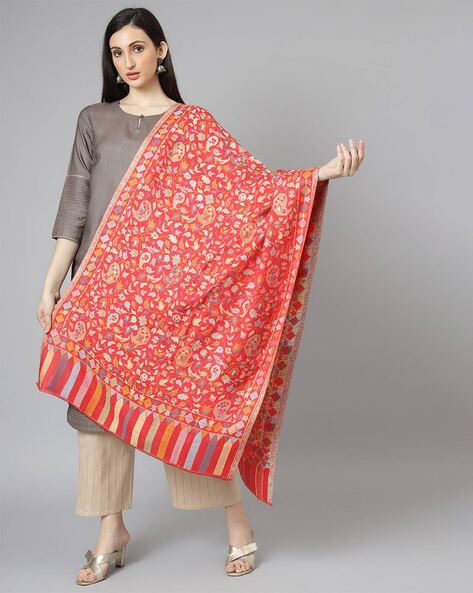 Kashmiri Kani Woolen Stole Price in India