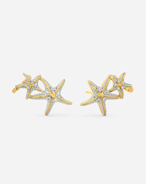 Buy BERYUAN Silver Halloween Starfish Earrings Gold Star Earrings for Women  Fashion Jewelry Casual Women Accessories for Bridesmaids Gift and Women  Girls (Gold) at Amazon.in