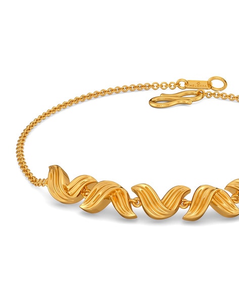 Buy Kooljewelry 14k Yellow Gold Solid Men's or Women's Rope Chain Bracelet  (3.1 mm, 7.5 inch) at Amazon.in