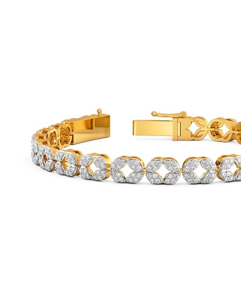 By Bonnie Jewelry | 36ct Fancy Yellow Radiant Cut Diamond Tennis Bracelet