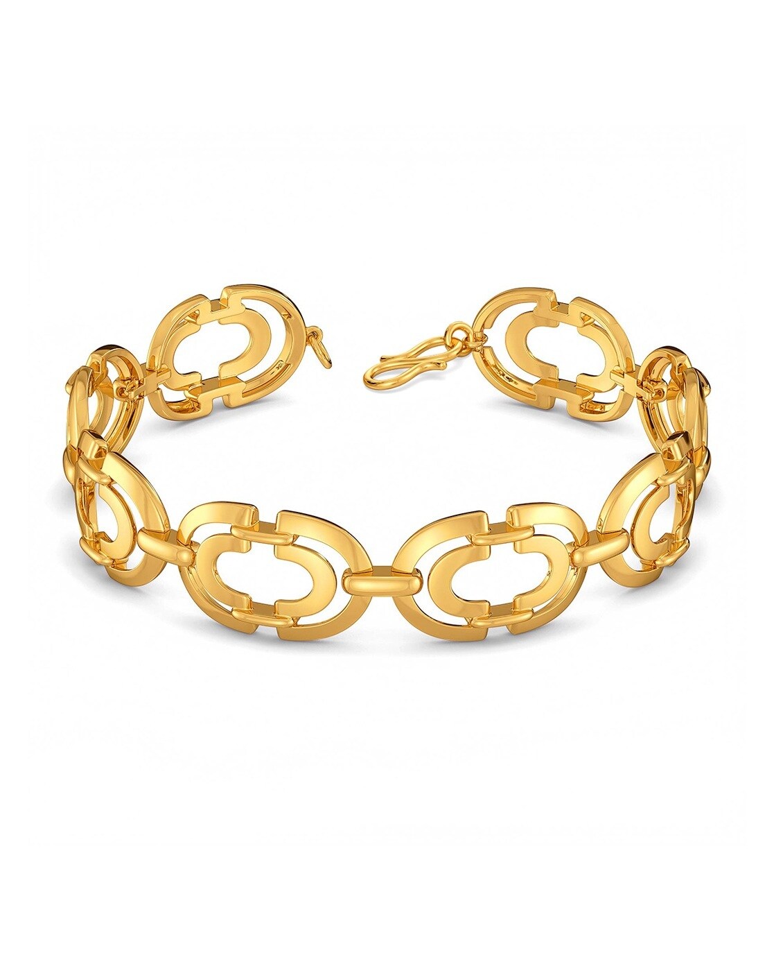 18k Solid Gold Bracelets for Women 2 Style Bracelets India  Ubuy