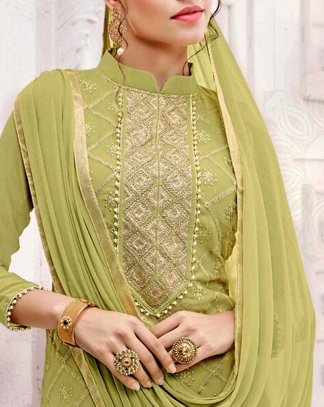 Buy Mehndi Bridal Dress, Yellow/green Embroidery Bridal Dress, Mehndi,  Sangeet, Bollywood Bridal Dress Online in India - Etsy