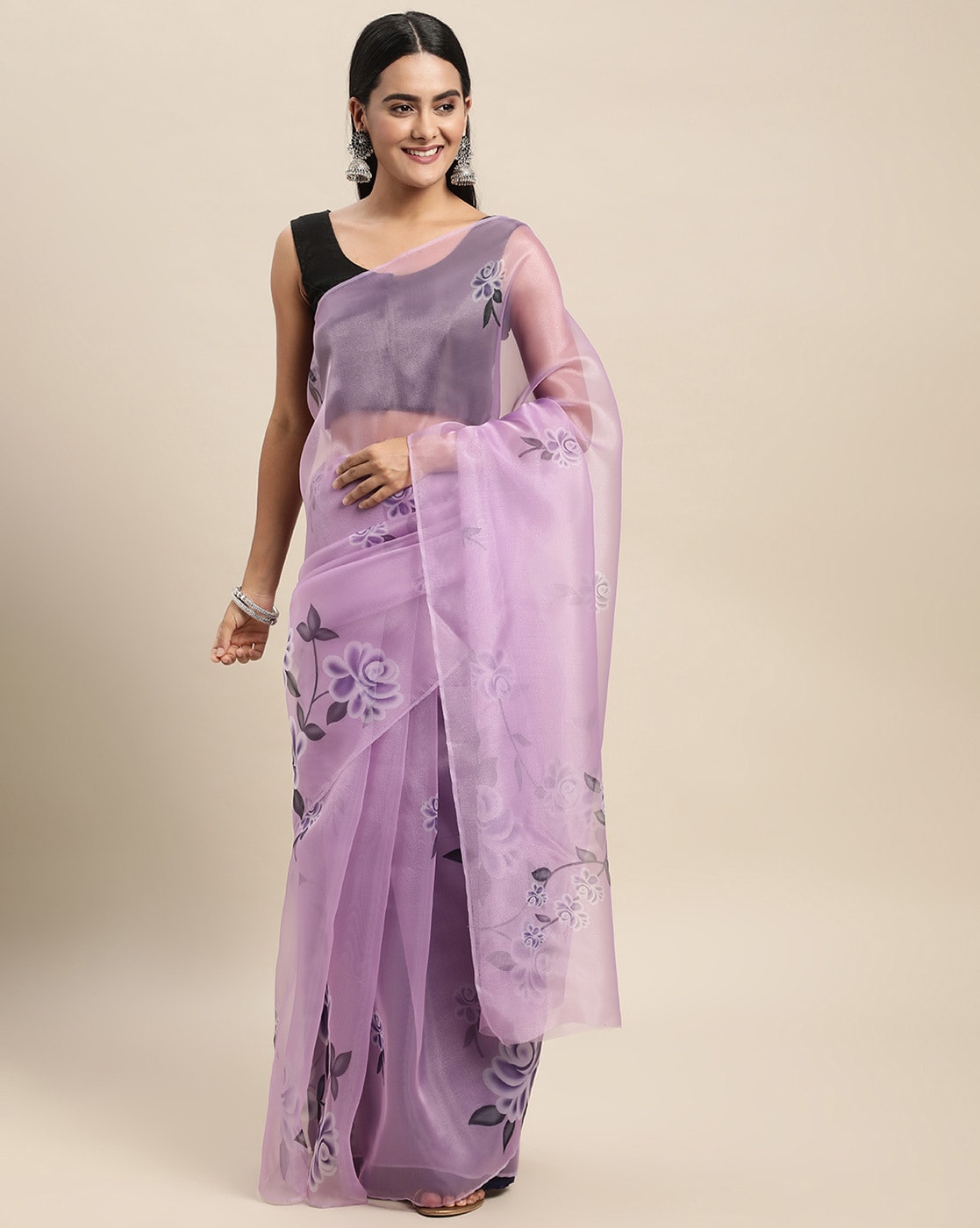 Buy White Sarees for Women by Saree Mall Online | Ajio.com