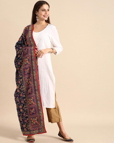 Embroidered Dupatta Price in India