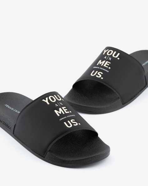 ARMANI EXCHANGE | Black Women's Flip Flops | YOOX