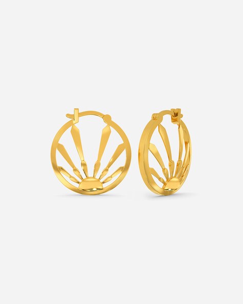 Buy Yellow Gold Earrings for Women by Melorra Online