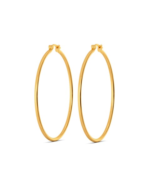 10kt Yellow Gold Round Diamond Circle Earrings 1/6 Cttw – Gold N Diamonds