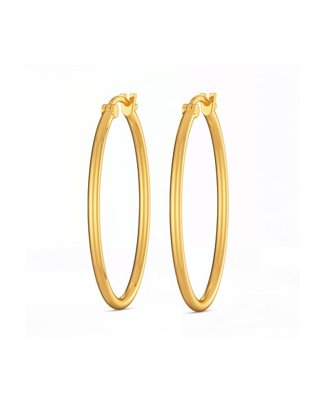 Golden Round Party Wear Hoop Earring – Neshe Fashion Jewelry