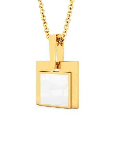 Julez Bryant 14k Gold Square Necklace